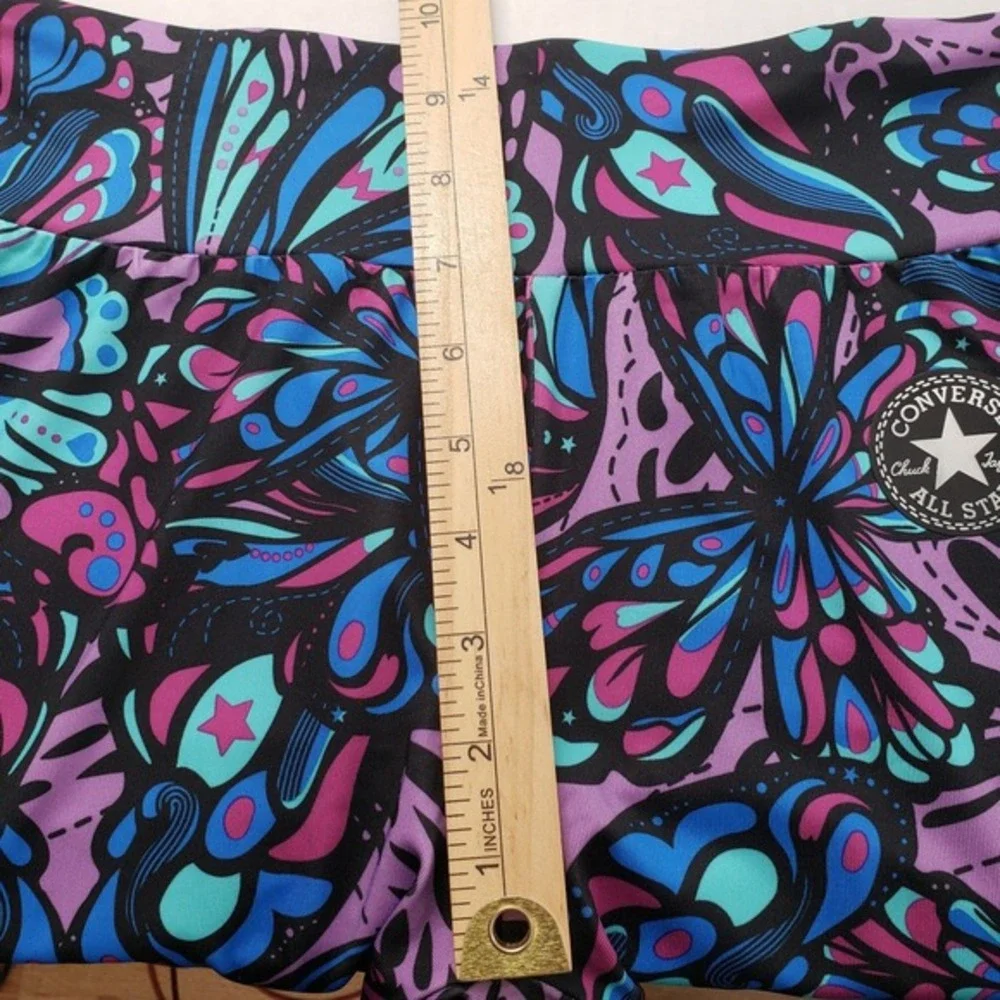 Converse All Star Leggings Girls Large‎ Blue Butterfly High Rise Whimsygoth